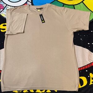 GRIDLOCK Men's Short Sleeve Crew Tee in Taupe